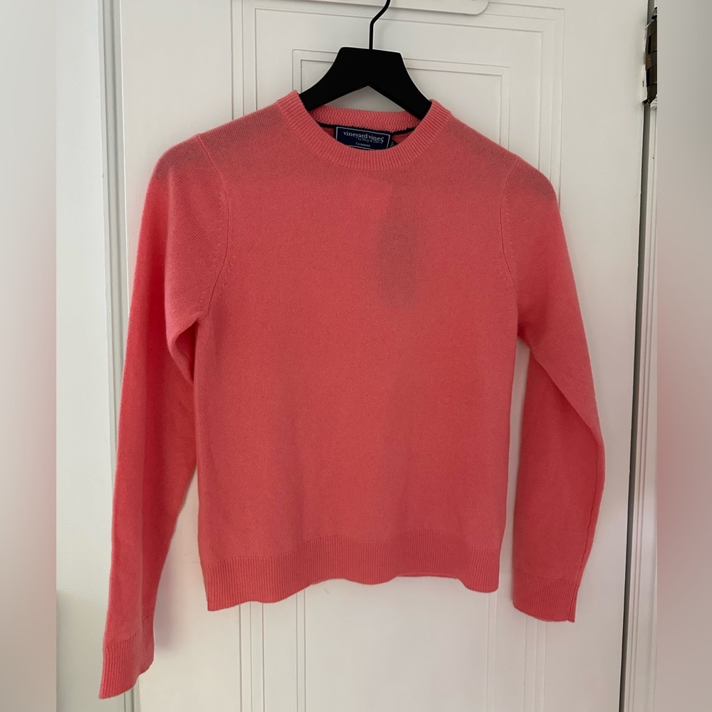 Vineyard Vines Girls Cayman Cashmere Crew Sweater NWT size Medium